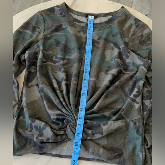 DREW, Womens, Twist Tie, Front, Camouflage, Top. - Picture 9 of 10